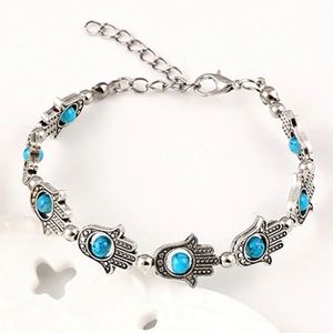 Boho Hamsa Hand Eye Protection Bracelet‎ Anklet
